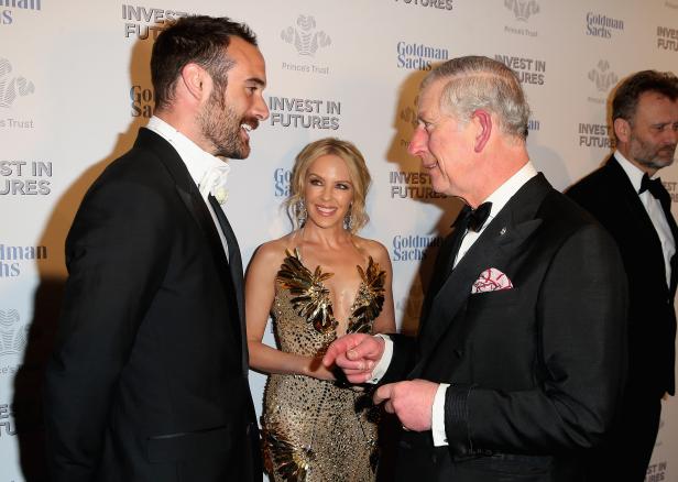 Kylie Minogue und König Charles bei einer Veranstaltung von Prince's Trust.