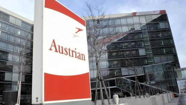 Das Hauptquartier der Fluggesellschaft Austrian Airlines in Wien.