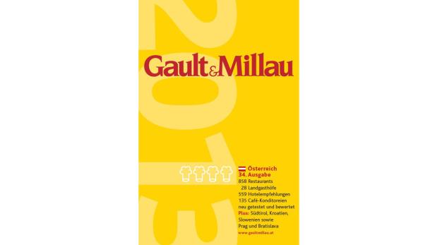 Das Cover des Gault&Millau Restaurantführers Österreich, 34. Ausgabe.