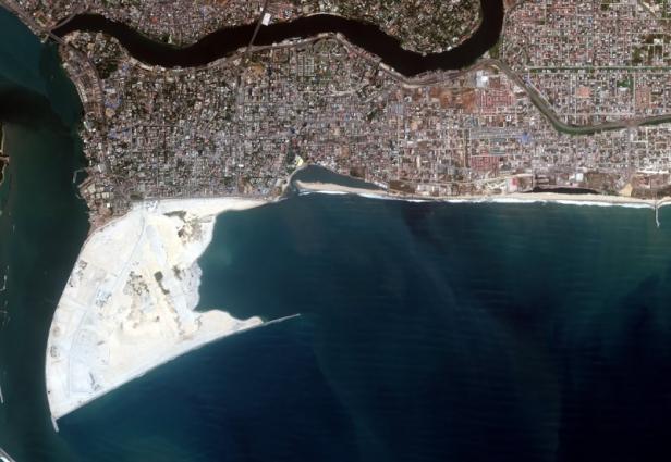 Lagos: Aus Meer und Sand erhebt sich "Eko Atlantic"