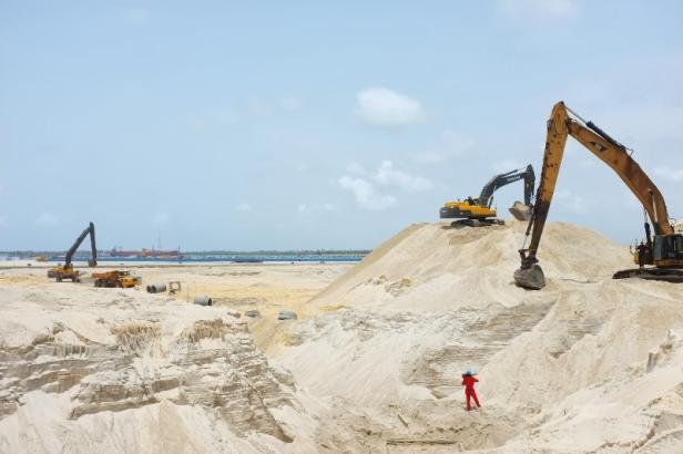 Lagos: Aus Meer und Sand erhebt sich "Eko Atlantic"