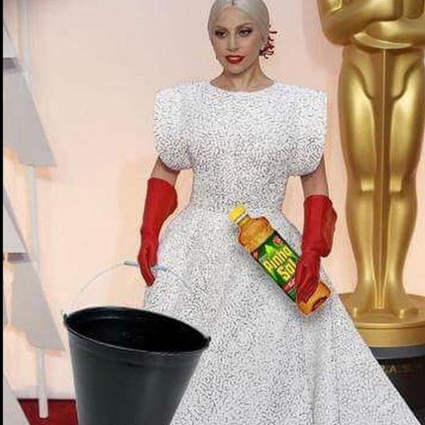 Die Oscars im Netz: Lady Gaga, die Putze