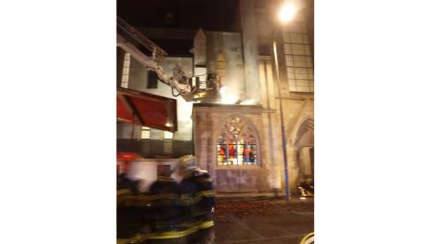 Brand im Wiener Neustädter Dom