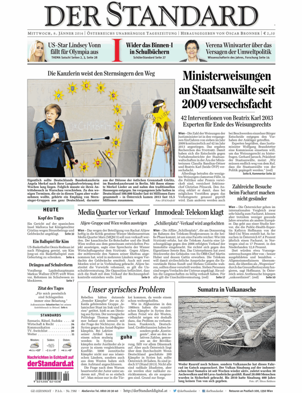 Angela Merkel empfängt Sternsinger im Bundeskanzleramt in Berlin.