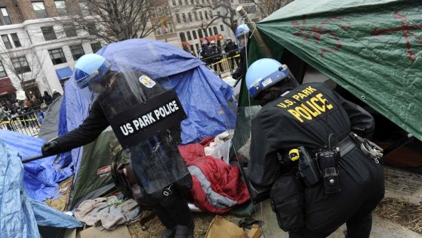Occupy-Lager in Washington geräumt