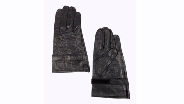 Wärmespender: Handschuhe aus Strick und Leder