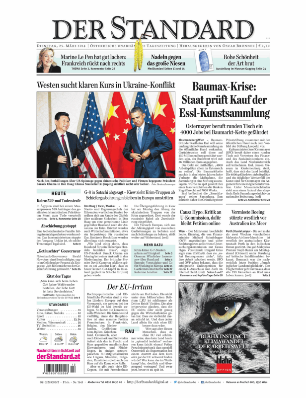 Barack Obama und Xi Jinping treffen sich vor US-amerikanischer und chinesischer Flagge.
