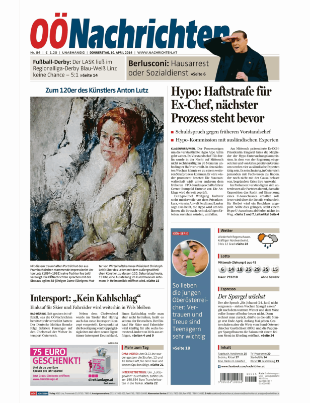 Ein Porträt von Ilse Leitl, der Tochter des Impressionisten Anton Lutz.