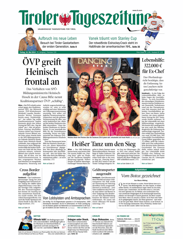 Die Kandidaten der ORF-Show „Dancing Stars“ kämpfen um den Sieg.