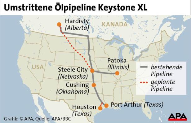 US-Ministerium erteilt Erlaubnis für Keystone-Pipeline