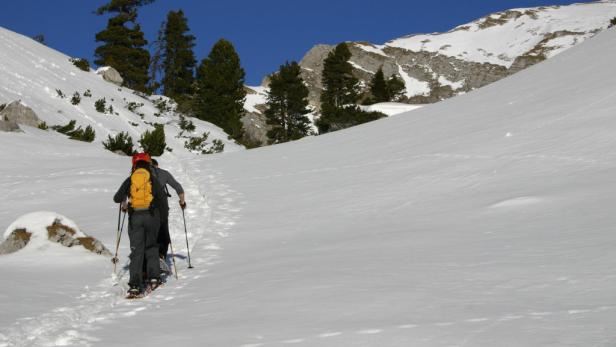 Schneeschuhwandern: Quer durch den Tiefschnee