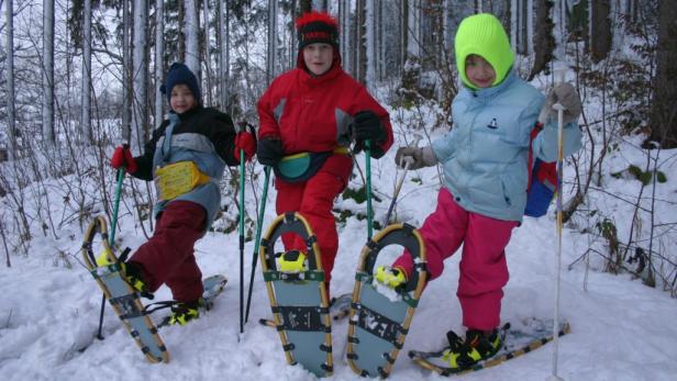 Schneeschuhwandern: Quer durch den Tiefschnee