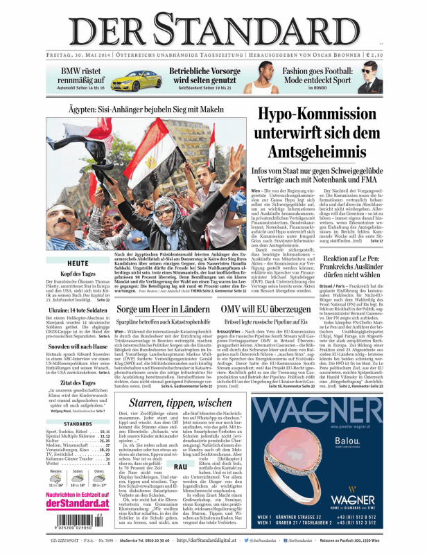 Anhänger des Ex-Armeechefs Abdelfattah al-Sisi feiern in Kairo den Sieg bei der ägyptischen Präsidentenwahl.