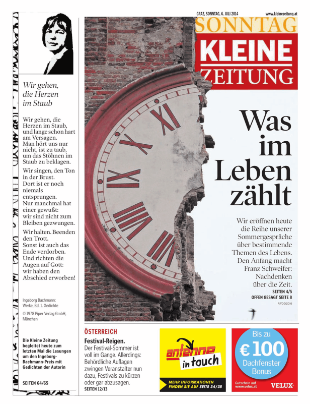 Titelseiten vom 06.07.2014