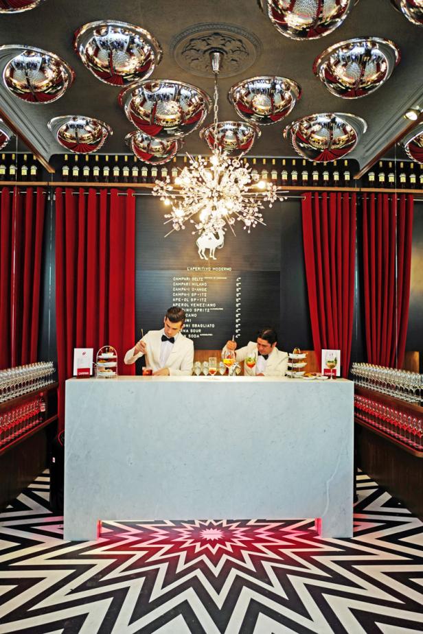 Campari-Bar hat in der Wiener Innenstadt eröffnet