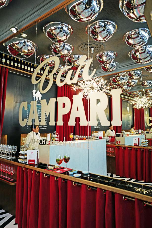 Campari-Bar hat in der Wiener Innenstadt eröffnet