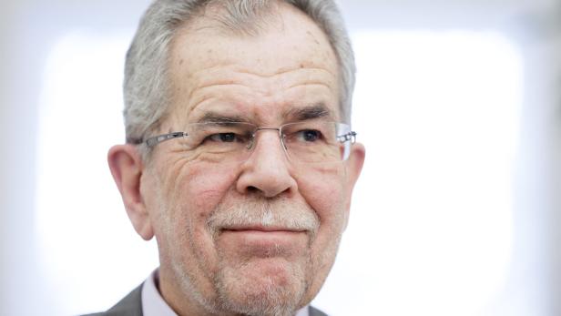 Porträt des österreichischen Bundespräsidenten Alexander Van der Bellen.
