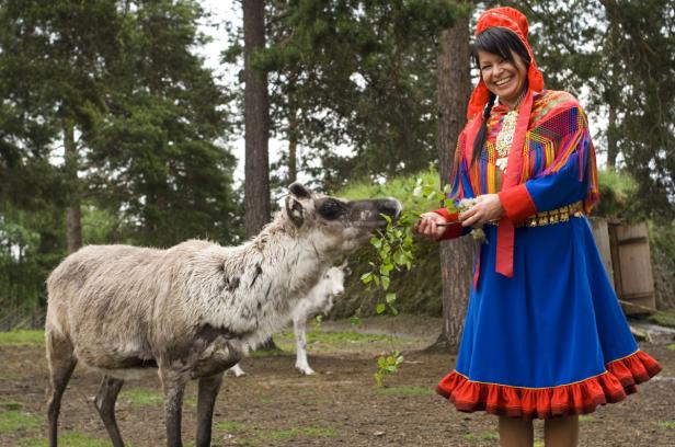 Im Themenpark Sapmi lernen Sie die Kultur der Samen kennen.