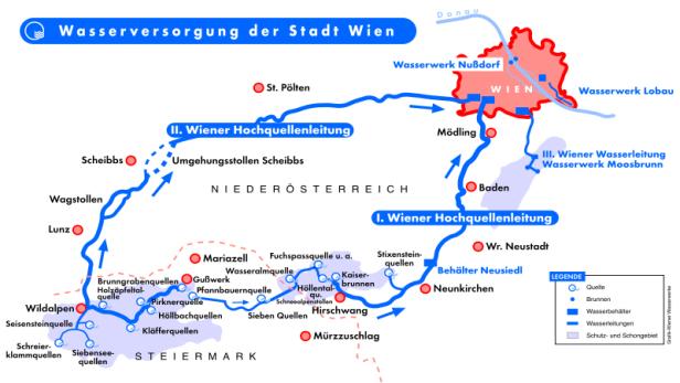 Der Weg des Wiener Wassers