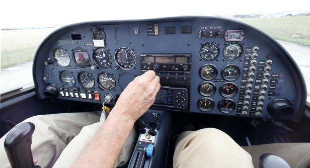 Im Flieger mit Gabriela Benesch