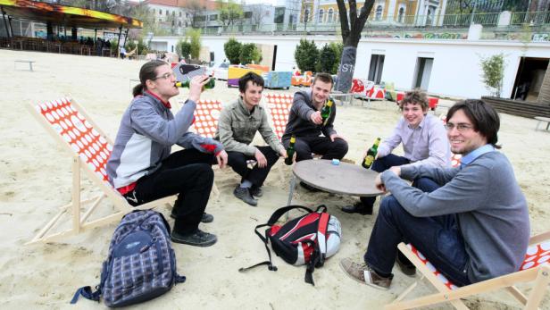 Strandbar Herrmann: Wien ist wieder am Sand