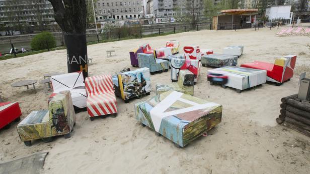 Strandbar Herrmann: Wien ist wieder am Sand