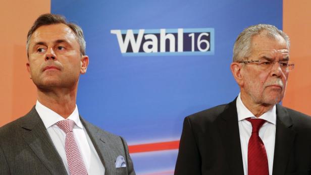 Hofer & Van der Bellen rüsten sich für Stichwahl