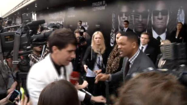 Will Smith auf dem roten Teppich bei der Premiere von „Men in Black 3“.