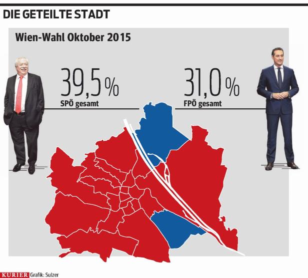 Wien nach der Wahl: Die gespaltene Stadt