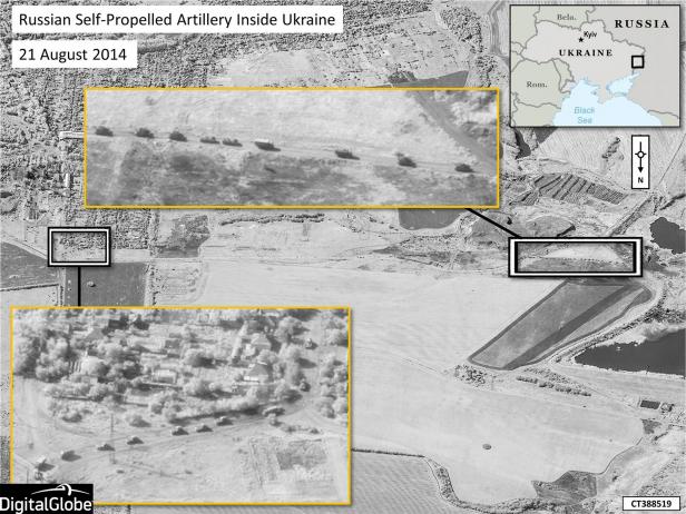 NATO veröffentlicht Satellitenbilder