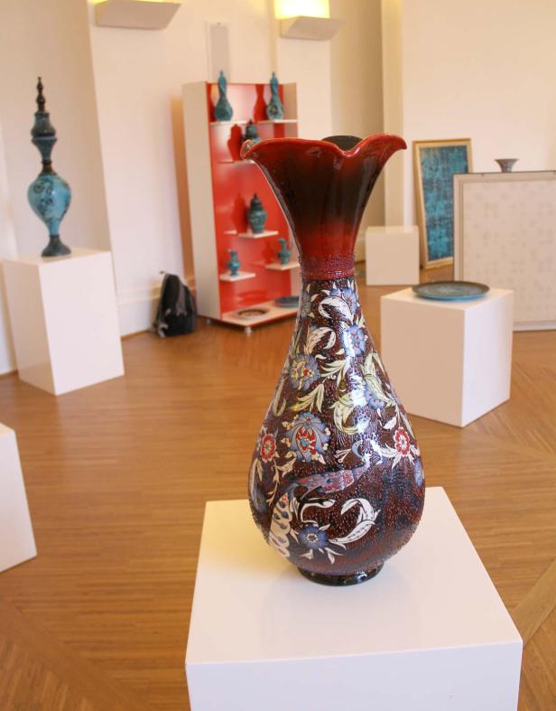 ... der Keramik-Ausstellung Ahlat-Çini