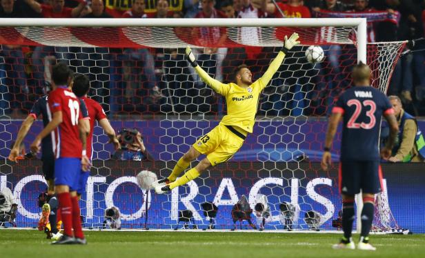 Bei Alabas Lattenkracher war Keeper Oblak schon geschlagen