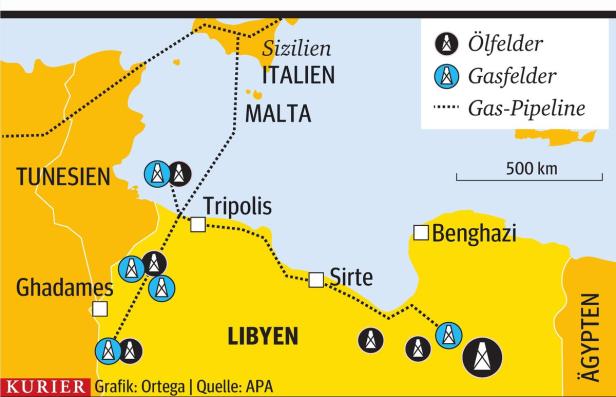 Flottenaufmarsch vor Libyen