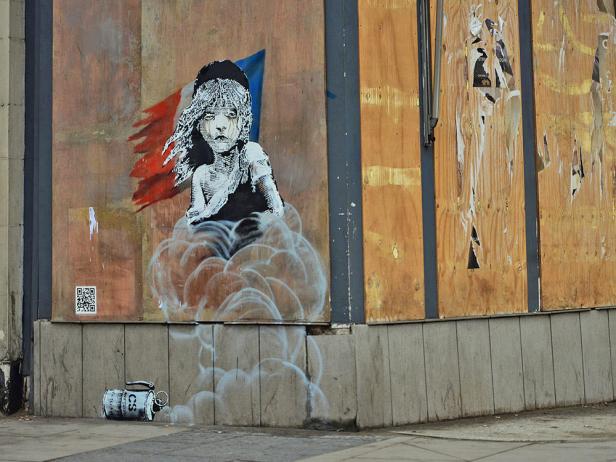 Banksy protestiert gegen Flüchtlingspolitik