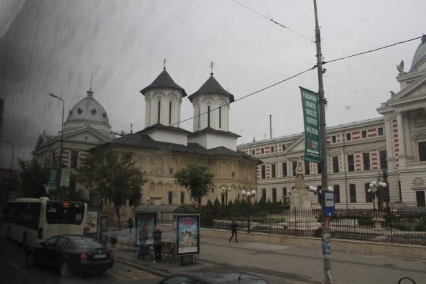 Blick auf das Kloster Antim in Bukarest, Rumänien.