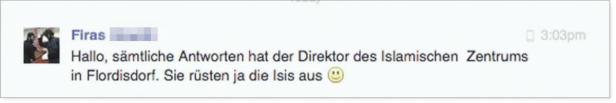 Facebook-Chat mit einem Dschihadisten
