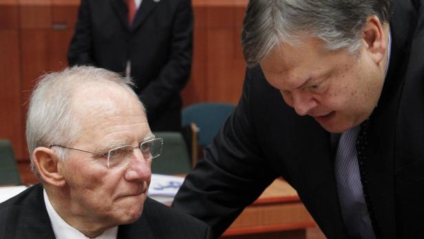Schäuble und Venizelos: Nicht einer Meinung