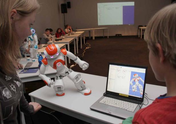 Roboter-Workshop in der Kunsthalle Wien