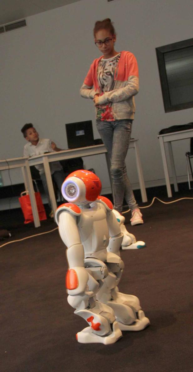 Roboter-Workshop in der Kunsthalle Wien