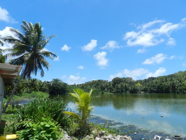 Müllkippe und Binnensee: Buada Lagoon