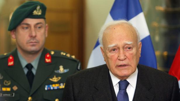 Staatspräsident Karolos Papoulias