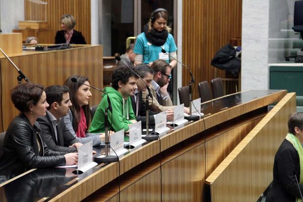 Schnappschüsse vom ersten Lehrlingsparlament