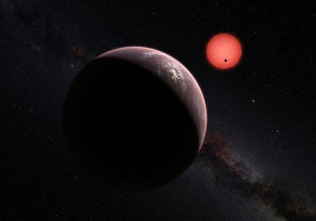 Dieses Teleskop erspähte die neuen Exoplaneten