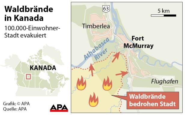 Waldbrände in Kanada: 100.000 evakuiert
