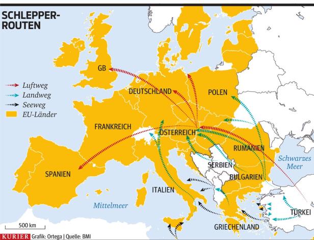 Neue Wiener Zentrale für Kampf gegen Schlepper