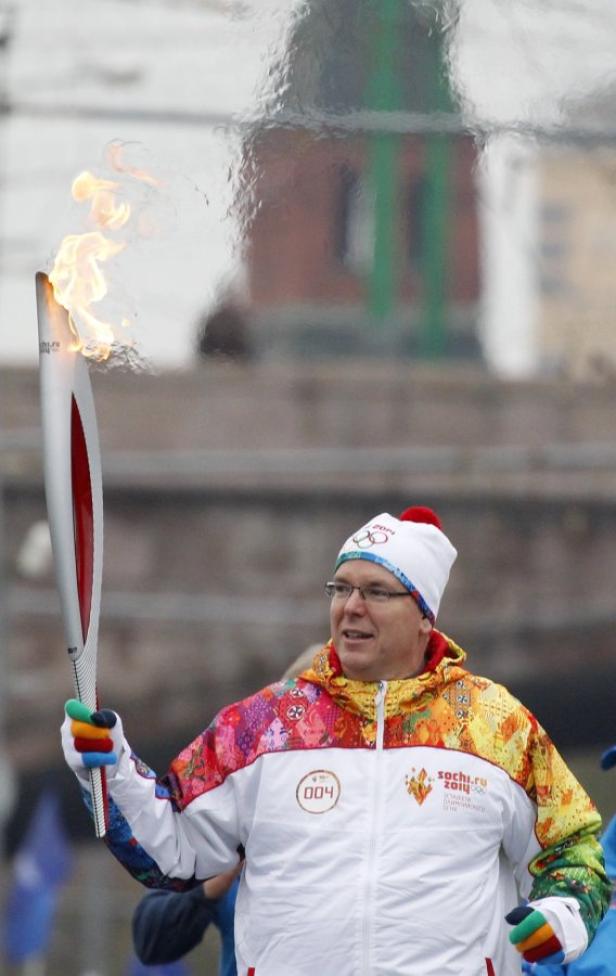 Olympische Flamme erlosch bei Fackellauf
