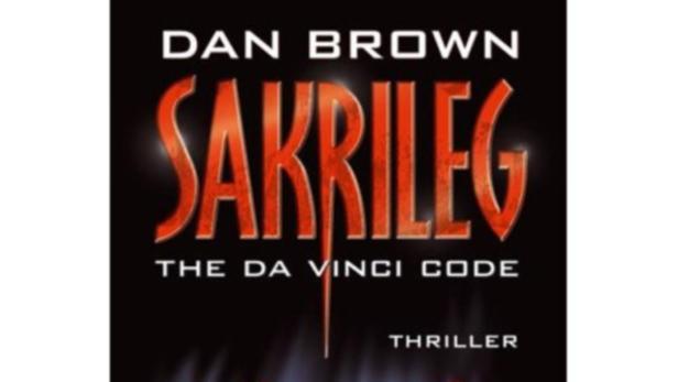 Das Cover des Buches „Sakrileg“ von Dan Brown, auch bekannt als „The Da Vinci Code“.