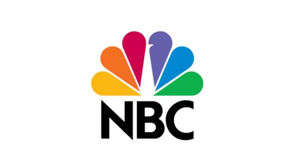 Das Logo des Fernsehsenders NBC mit einem stilisierten Pfau.