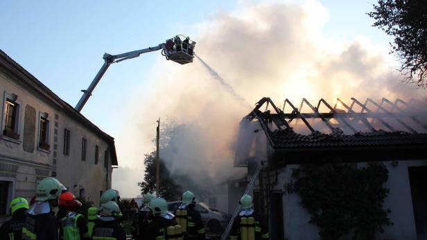 Brand Samstag 7.5. in Krahof , Bezirk amstetten … Großbrand forderte Einsatzkräfte