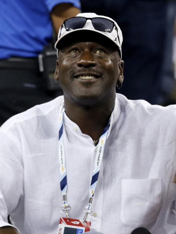 Michael Jordan bei den US Open 2014.